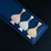 GL Heart Shape Baguette Moissanite S925 Silver pendant